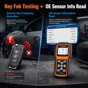 Foxwell T1000 Car TPMS Reset Tire Pressure Sensor Activate Program-ming Scan Tool, Key Fob Testing, Lifetime Free Update