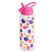 Cute Water Bottle with Straw for Girls Women, BPA Free Tritan &Leak Proof & Carry Handle & Pretty Design, 32oz/950ml (Spot)
