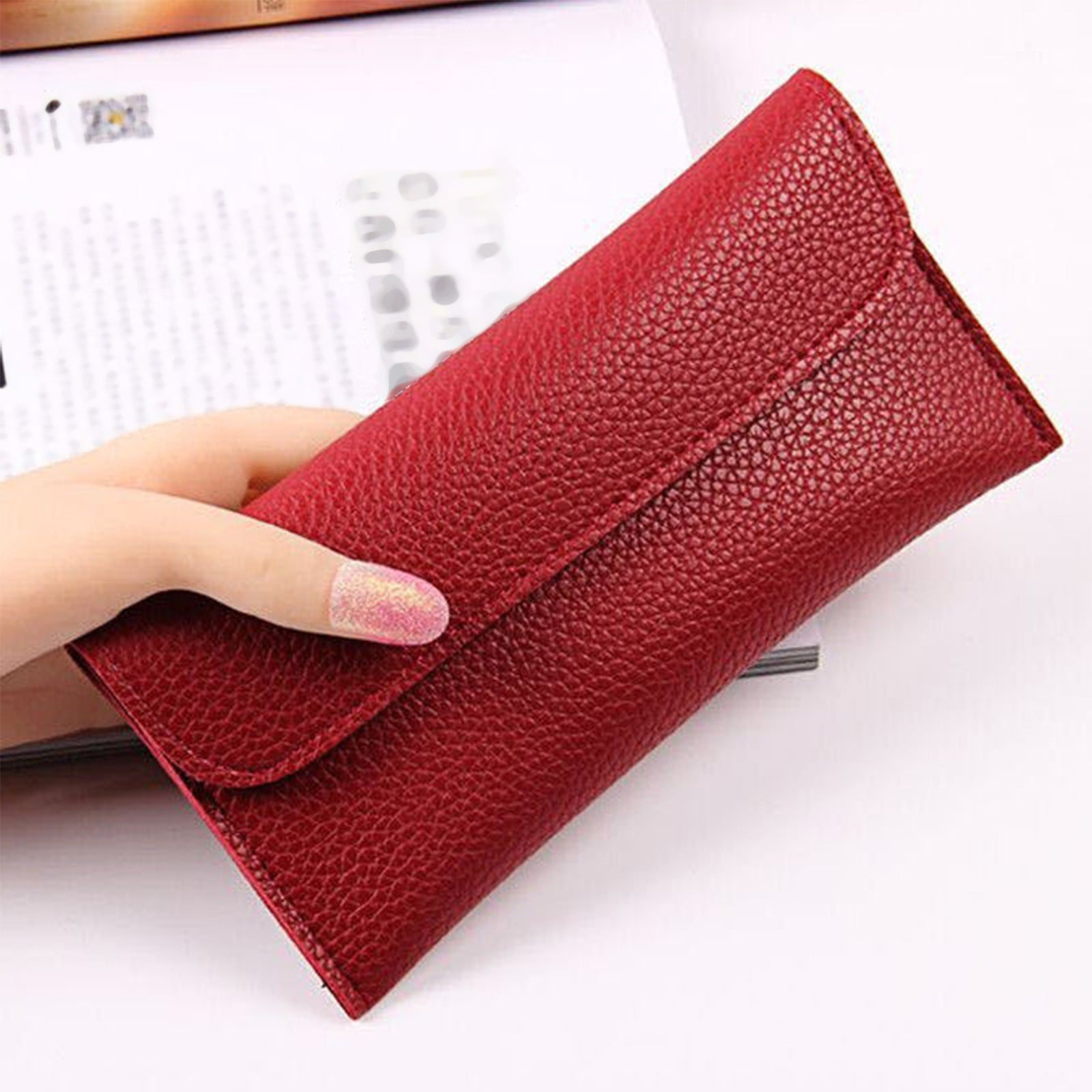 Womens Wallet with Slots Small Wallets for Women Bifold Slim Coin Purse  Zipper Id Card Holder 