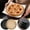 Black, variant on XMMSWDLA 6 Inch Pizza Pan, Non-Stick Pizza Tray, Round Baking Pan for Oven, Healthy Bakeware and Serving Plate, Stainless Steel Core & Reusable, Oven Safe & Easy Clean