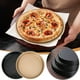 thumbnail image 1 of Bandeja para pizza antiadherente bandeja redonda de acero al carbono de 10 pulgadas • Resistente antideslizante • Distribución uniforme del calor • Utensilios de horno resistentes a arañazos para, 1 of 3
