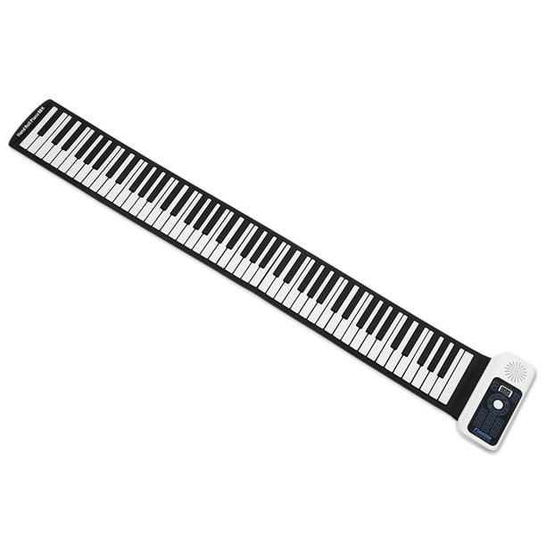 88 teclas altavoz mano enrollable piano portátil plegable electrónico suave teclado niño música jugu Abanopi Enrollar el piano
