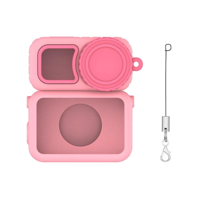 Module de Transmission + Housse de Protection en Silicone et Dispositif Anti-Perte pour Caméra d'Action DJI Osmo Nano Thumb