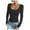 Dark Gray, variant on Tshirts Shirts for Womens Long Sleeve Shirts Crop Tops Fall Fashion 2025 Square Neck Going Out Basics Tees Y2k Clothes Dark Gray,M