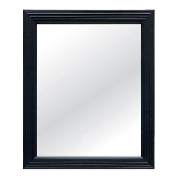Espejo Mainstays Decorativo Rectangular Negro 24X29 cm