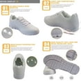 thumbnail image 6 of Suhoaziia Kids Shoes for School Boys Girls Tie Dye Print Rubber Flats Fall Comfortable Ultralight Preppy Lace Up Sneakers Size 12, 6 of 6