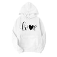 thumbnail image 3 of Football Hoodies for Women 2025 Long Sleeve Half Zip Hooded Sweatshirt with Pockets Y2K Pullover Tops, 3 of 6
