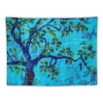 thumbnail image 5 of Creowell  Turquoise Tree of Life Twin Size Indian Bohemian Wall Art Tapestry - Mandala Tapestry, Hippie Tapestries Psychedelic Boho Tapestry, Wall Hanging for Bedroom  50x40inch, 5 of 6