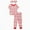 Red, variant on PatPat Toddler Boys Girls Snug Fit Pajamas Set Short Sleeve strawberry Print Sleepwear 2-Piece Pjs