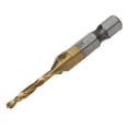 thumbnail image 1 of Combination Tapping Bits, Tap Drill Bit Set Metric Hex Shank  For Wood For Plastic M3,M4,M5,M6,M8,M10, 1 of 8