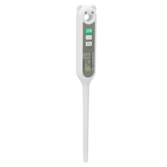 Probe Temperature Gauge, LCD Screen Digital Meat Hanging Hole Design -50 degrees Celsius -300 degrees Celsius for Milk Oil Coffee Measuring