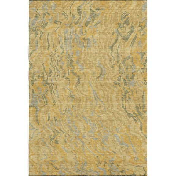 Dalyn Rugs Premium Machine Washable Mayfield AMF1038 Gold 8' x 10' Rug