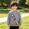 thumbnail image 6 of Toddler Boys Girls Hooded Sweatshirt Pullovers Long Sleeve Hoodie Kids Cotton Crewneck Fall Tops Blouse for 6-12 Months 12-24 Months 2T 3T 4T 5T 6T 7T 8T 9T Children 1-2 Years, 6 of 6
