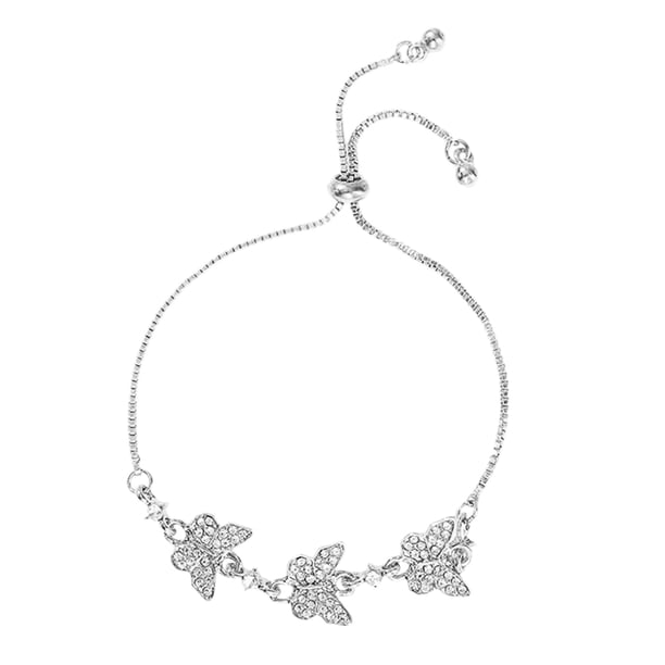 Chapado en oro de colores pulsera llena de pétalos de diamantes de imitación pulsera de circonio pulseras de ajuste para las mujeres