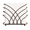 Bronze, variant on Dependable Industries Essentials 8" Metal Napkin Holder – Crisscross Design, Upright Tabletop Dispenser