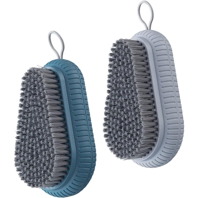 2pcs Nail Cleaning Brush CleaningHandle Nail Brush Cup Brush Cleaner Fingernail Cleaning Brush Organic Nails Nail Brush for Cleaning Fingernails Reusable Nail Brush