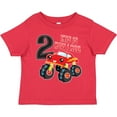 thumbnail image 3 of Inktastic Monster Truck How I Roll 2nd Birthday Boys Toddler T-Shirt, 3 of 5