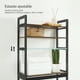 thumbnail image 4 of SONGMICS Estantería sobre el Inodoro, Organizador de Baño de 3 Niveles sobre el Inodoro con Estantes Ajustables, Estantería de Baño Multifuncional, Bambú, Marrón Rústico y Negro, 4 of 5
