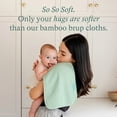 thumbnail image 2 of PurComfy SuperSoft Burp Cloths, Premium Bamboo Viscose Baby Burp Cloths, Absorbent & Skin-Friendly, Large 21” x 10”, Unisex Baby Essentials for Feeding, Spit-Up & Baby Shower Gift, 3-Pack, 2 of 10
