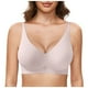 thumbnail image 2 of Sujetador sin aros de copa completa para mujer: bustier acolchado sin costuras con tirantes anchos, soporte suave y transpirable, tallas S-XL, 2 of 4