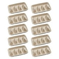 thumbnail image 2 of Callipe 10/20Pcs Disposable Taco Holders for Parties Sturdy Taco Tray Holder with Dividers Eco-Friendly Taco Plates Packaging Box for Events Taco Bar Serving Set, 2 of 8