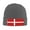 Deep Heather, variant on Danish Flag Beanie Hat Men Women Warm Printed Cap Knit Beanies Hats Outdoor Winter Red