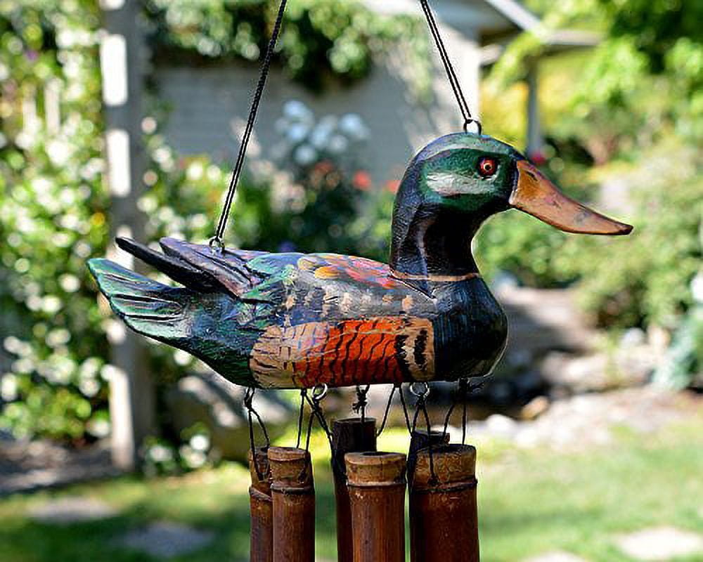 Cohasset Gifts & Garden Mallard Bamboo Wind Chime
