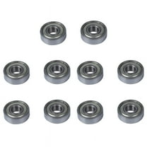 10 Pcs Single Shielded 608Z Miniature Deep Groove