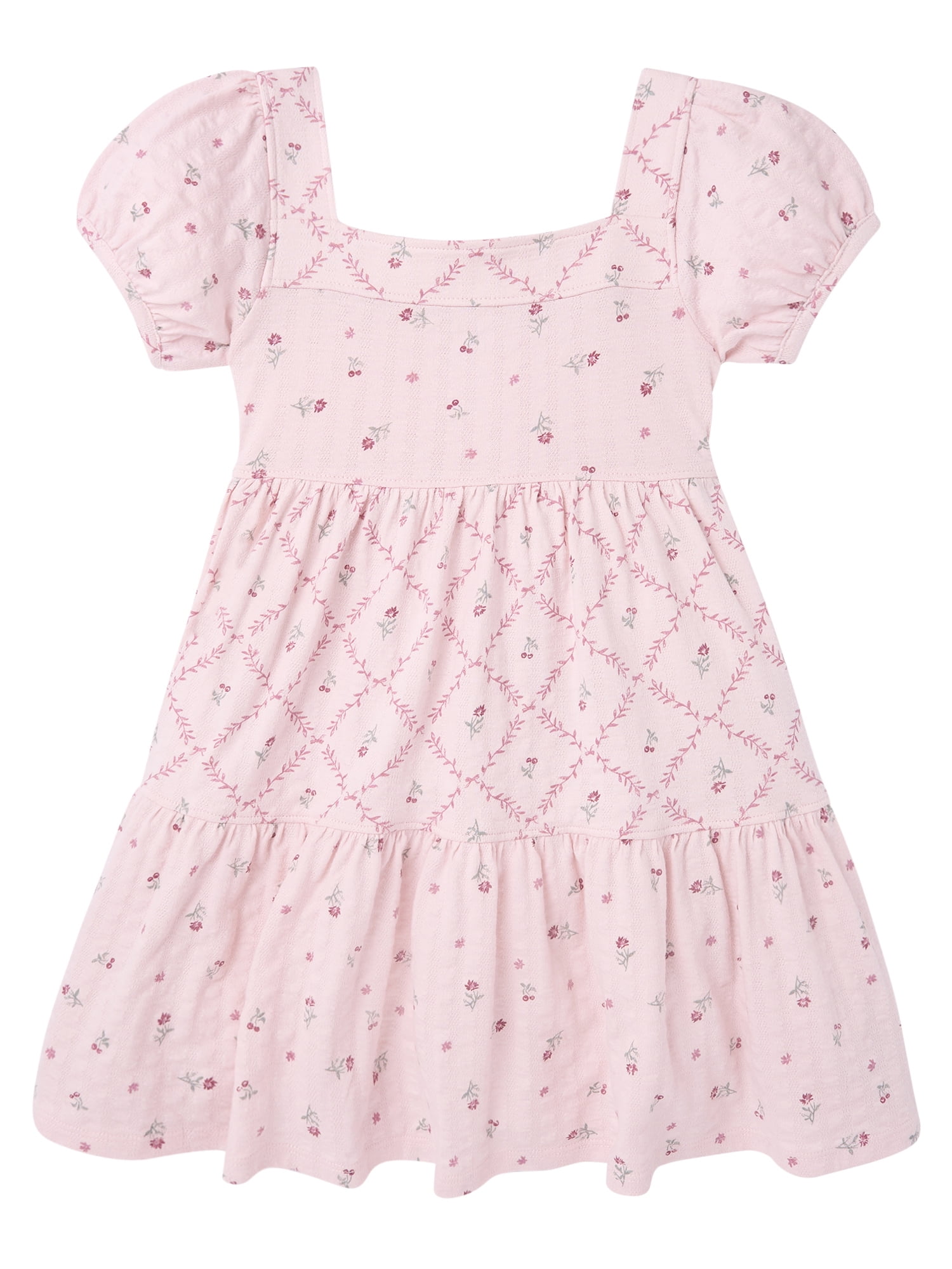 Modern Moments by Gerber Toddler Girl Tiered Dress, Sizes 12 Months - 5T