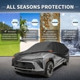 thumbnail image 2 of Funda de coche Unique Bargains 210D-PU Oxford, impermeable y a prueba de viento, protección solar con cremallera para Honda Prologue, 2 of 7