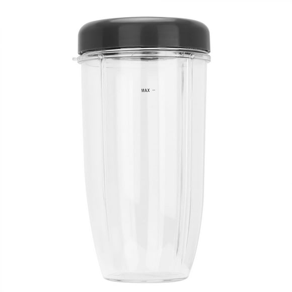 Blender Cup, Blender Replacement Parts Transparent Cup and Lid Blender Part Kit for for nutri Bullet 900W Blender Accessory Replacement(32OZ)