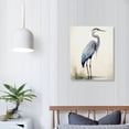 thumbnail image 3 of JRXY  Canvas Wall Art Heron Bird Wild Animal Gallery Wrap Modern Home Art 12x16 in, 3 of 4
