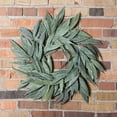 thumbnail image 3 of Vickerman 24" Artificial Green Muddy White Willow Wreath., 3 of 3