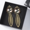 thumbnail image 3 of Swans Elegant Vintage Copper-Colored Lace Book Marks – Set of 2 Stainless Steel Book Markers for Book Lovers and Readers, 3 of 5