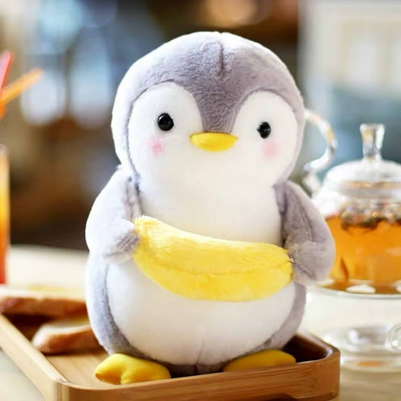 Penguin Plush Toy, Soft Penguin Doll, Cute and Warm Stuffed Animal for Children, Safe Environmentally Friendly Fabric, Washable, 25cm Diameter, Multicolor, Perfect Gift and Home Decoration
