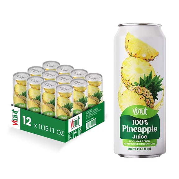 Vinut 16.9 fl oz 100% NFC Pineapple Juice Drink (No Sugar Added)