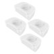 thumbnail image 5 of unbranded 4Ud Comedero Transparente Para Jaula Compatible Con Loro Y Con Antiespacio, 5 of 8