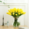 thumbnail image 4 of 1 Bouquet Artificial Tulip Home Garden Wedding Flower Arrangement Desktop Decor, 4 of 10