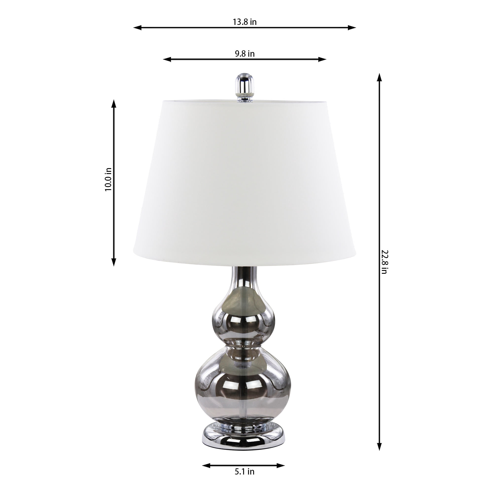 Abble 23" 2PK TABLE LAMP SET
