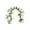 White, variant on Blueek Artificial Wedding Arch Flowers - 6ft - Eucalyptus Leaf Vines for Outdoor Decoration, Simulation Faux Floral Garland, White