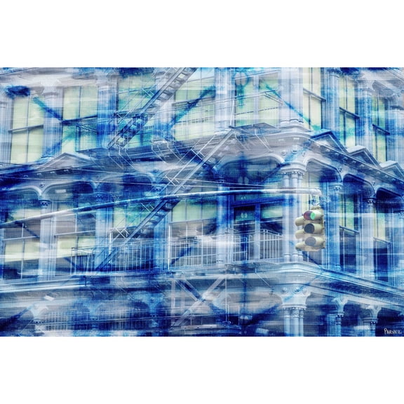 Parvez Taj "Fire Escapes" Print on Canvas