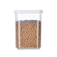 thumbnail image 2 of Household Food Storage Container Set Transparent Vacuum Lid Jars Cereals Flour Durable Sealable Organiser -, 2 of 8