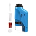 thumbnail image 2 of Microscopio de Bolsillo Compacto para Niños, Aumento 60-120x, Ideal para Explorar Monedas Preescolares azul, 2 of 8