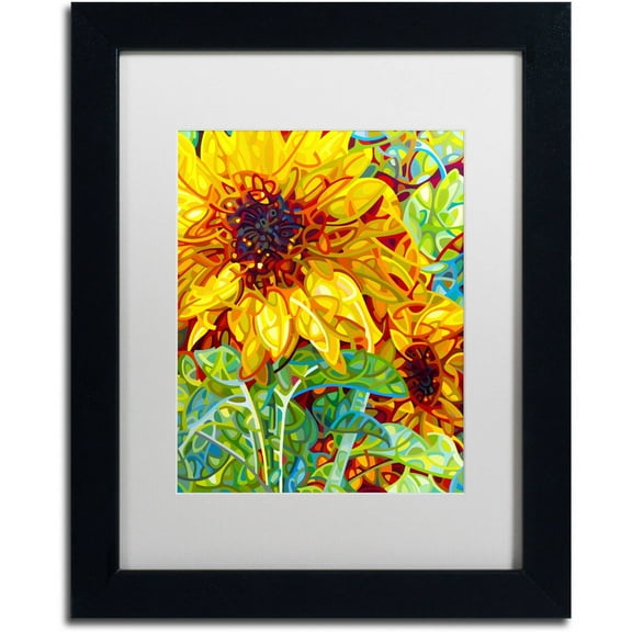 Mandy Budan 'Summer In The Garden' Matted Framed Art