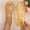 Gold, variant on Flat Jelly Sandals for Women Mesh Mules Rounded Toe Slides Comfortable Summer Beach Shoes White 7.5(40)