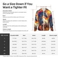 thumbnail image 5 of Lsque Rainbow Sunset Cloud White Horse UPF 50+ Lightweight Sun Protection Men's Women's Long Sleeve Shirt, Hoodie Performance -XX-Large, 5 of 9