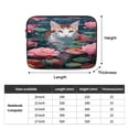 thumbnail image 3 of Laptop Sleeve Bag Compatible For iPad MacBook Air Pro Tablet Computer PC notebook Protective Fit in 10/12/13/14/15/16/17 inch Size cat and roses (3), 3 of 5