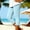 Light Blue, variant on Capris Pants for Women - Dance Yoga Leggings Elastic Waist Ruffle Summer Casual Athletic Cropped Pants