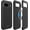 Matte Black, variant on TUDIA MergeGrip Google Pixel 8a Case 2024 Dual Layer Grip Heavy Duty - Green Lily