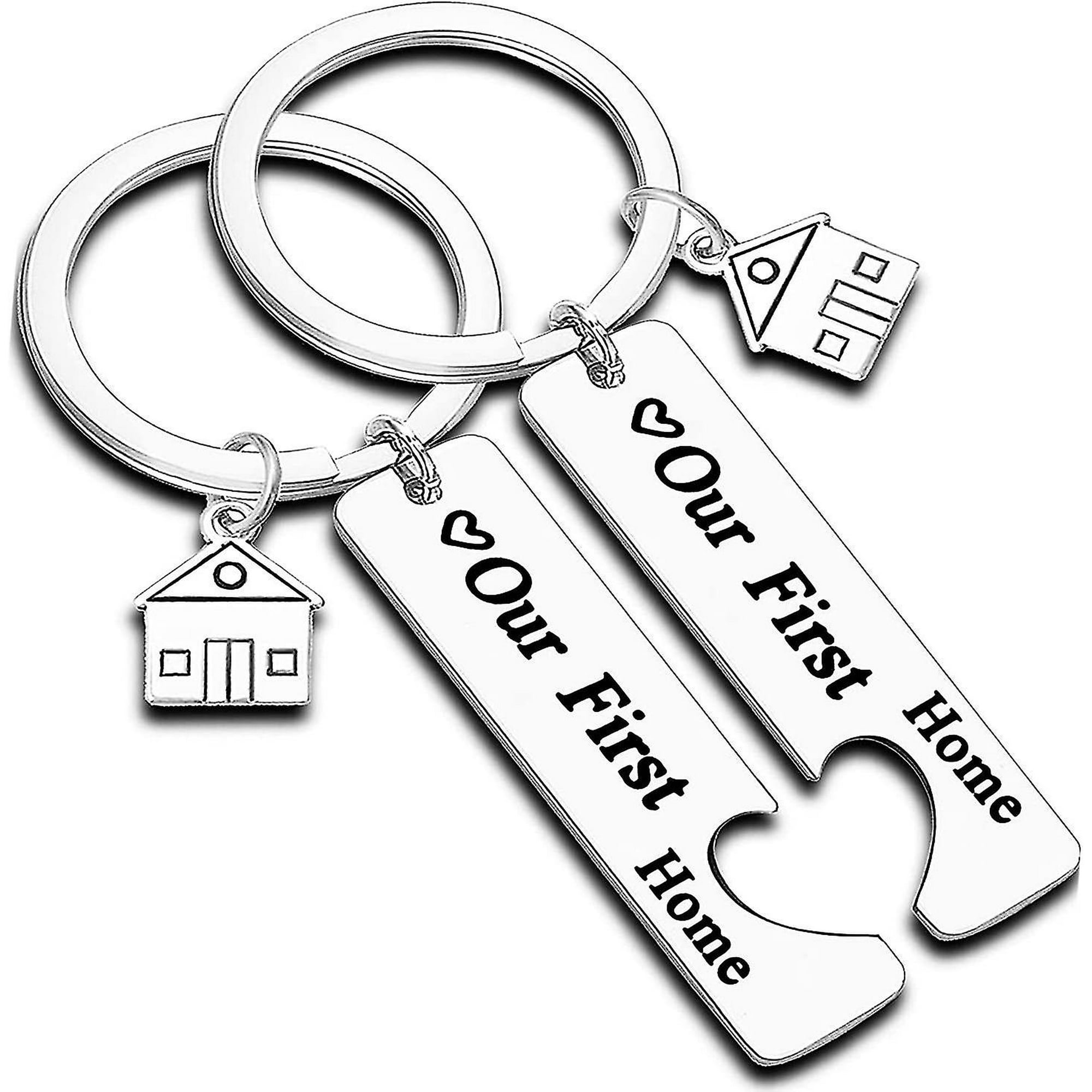 Couple Keyrings Our First Home Keychains New Home Keyring Housewarming Gifts Matching Keyring Gifts For New Home Owners Jewellery our First Home s Walmart
